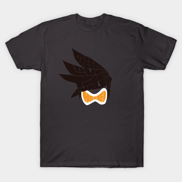 Tracer Typography T-Shirt by CaffeinatedRoman